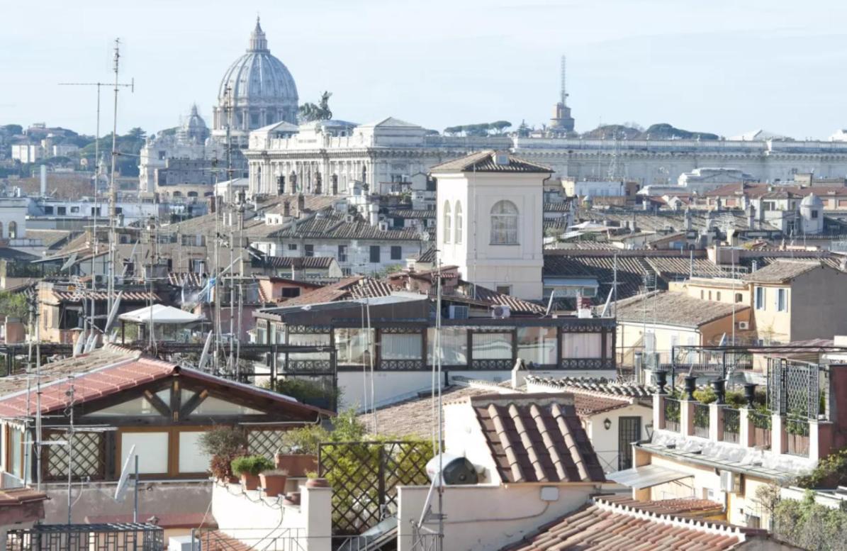 Appartamento Spanish Steps Amazing Terrace Roma Esterno foto