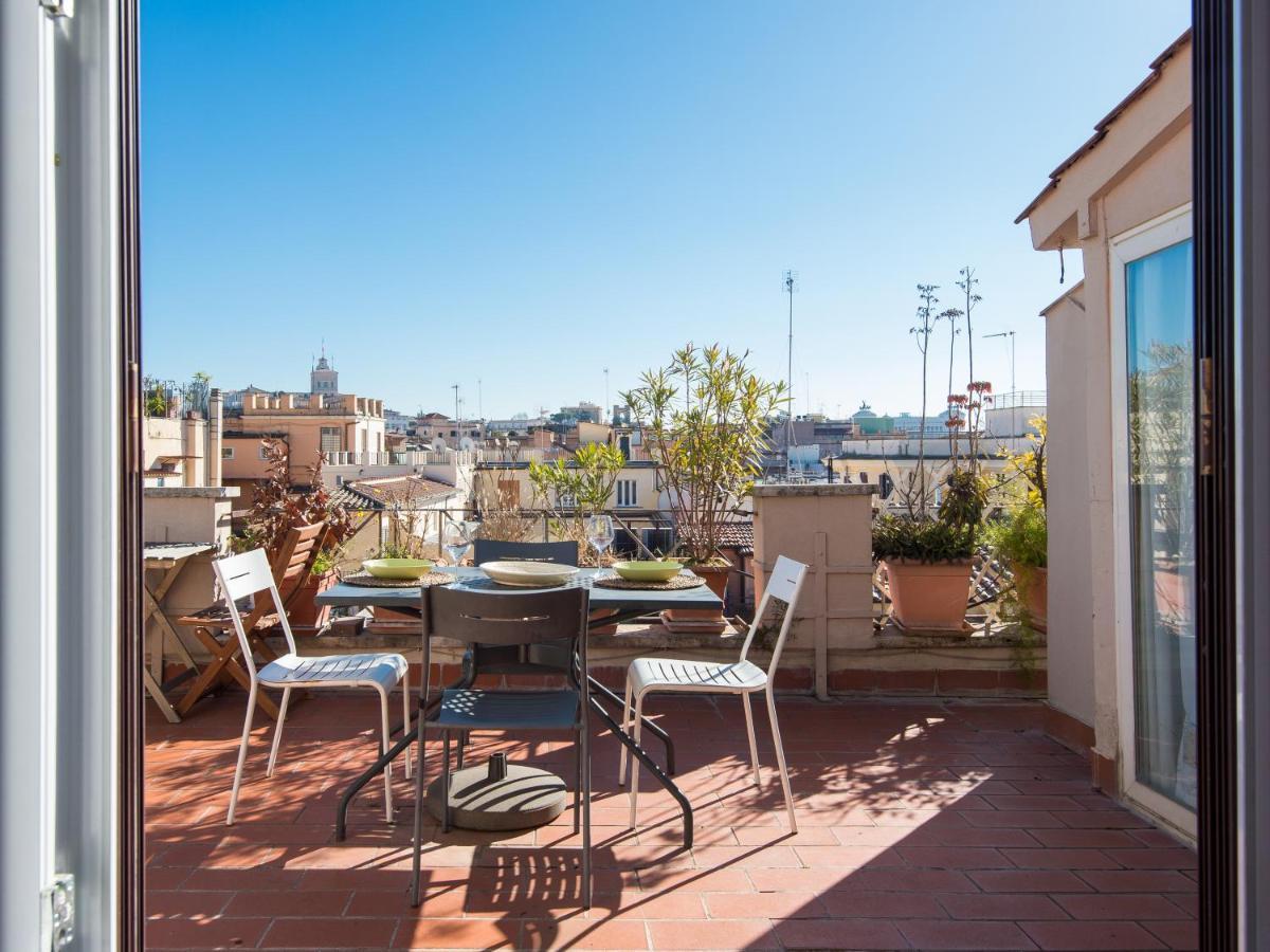 Appartamento Spanish Steps Amazing Terrace Roma Esterno foto